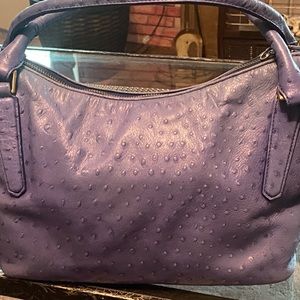 Brahmin leather shoulder bag, Arctic Blue